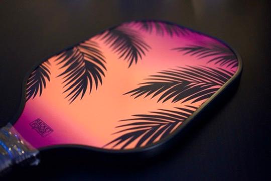 Tropical Sunset Pickleball Racket Paradise Series